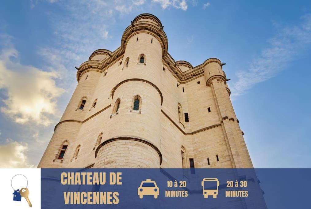 9 Min From Chateau De Vincennes - Paris & Disney Apartment แซ็ง-มัวริซ ภายนอก รูปภาพ